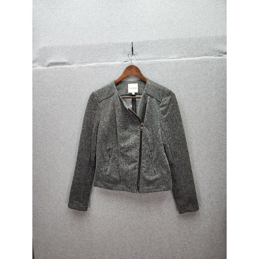 Catherine‎ Malandrino Runway Style Asymmetrical Zip Jacket Size S